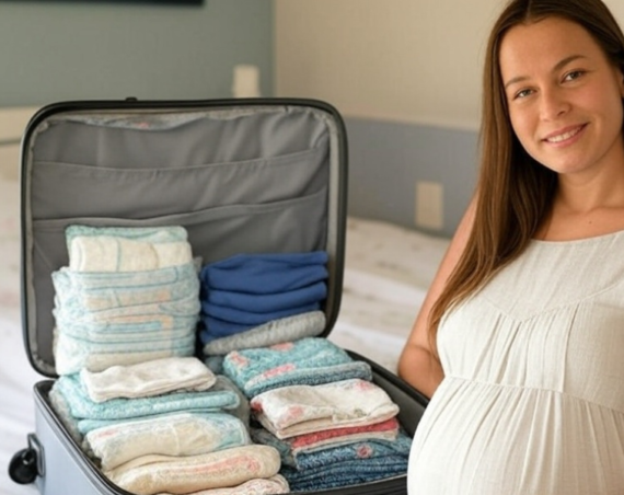 préaparation de ma valise maternité